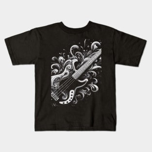 Cool Bass Guitar Kids T-Shirt